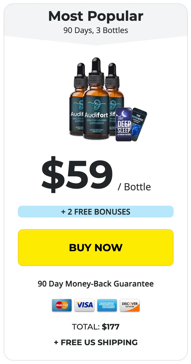 Audifort Three Bottles